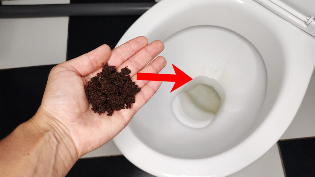 Basta un solo cucchiaio: perché i fondi di caffè vengono sempre più spesso versati nel WC