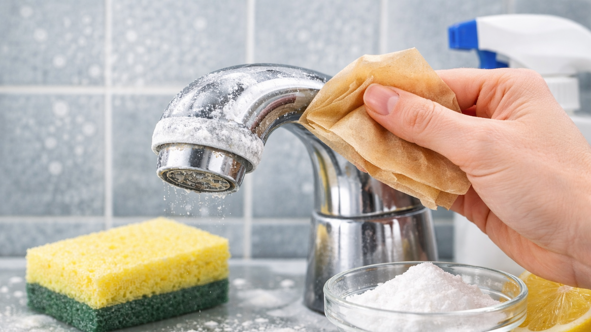 Avrei voluto saperlo prima: la carta da forno è il miglior rimedio contro il calcare