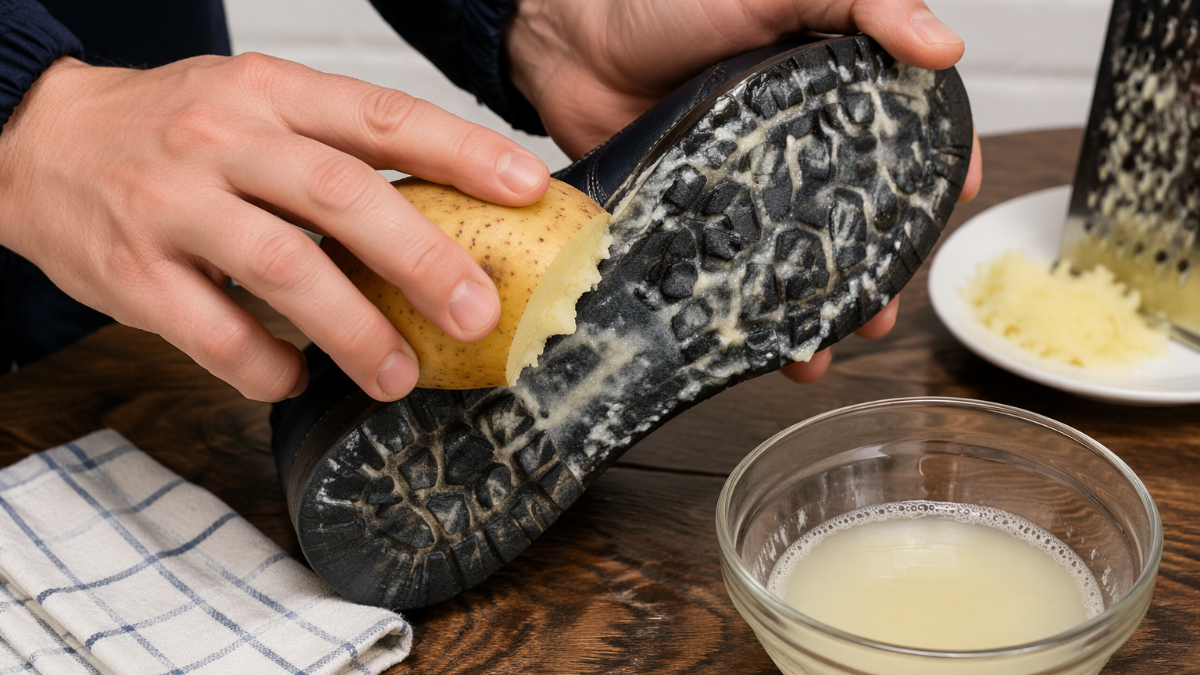 Strofino le scarpe con una sola verdura e sul ghiaccio non scivolo né cado: in inverno cammino con sicurezza, come sul tappeto rosso