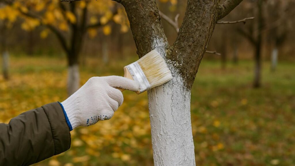 Imbiancatura con cenere: un trattamento antico per proteggere naturalmente i vostri alberi