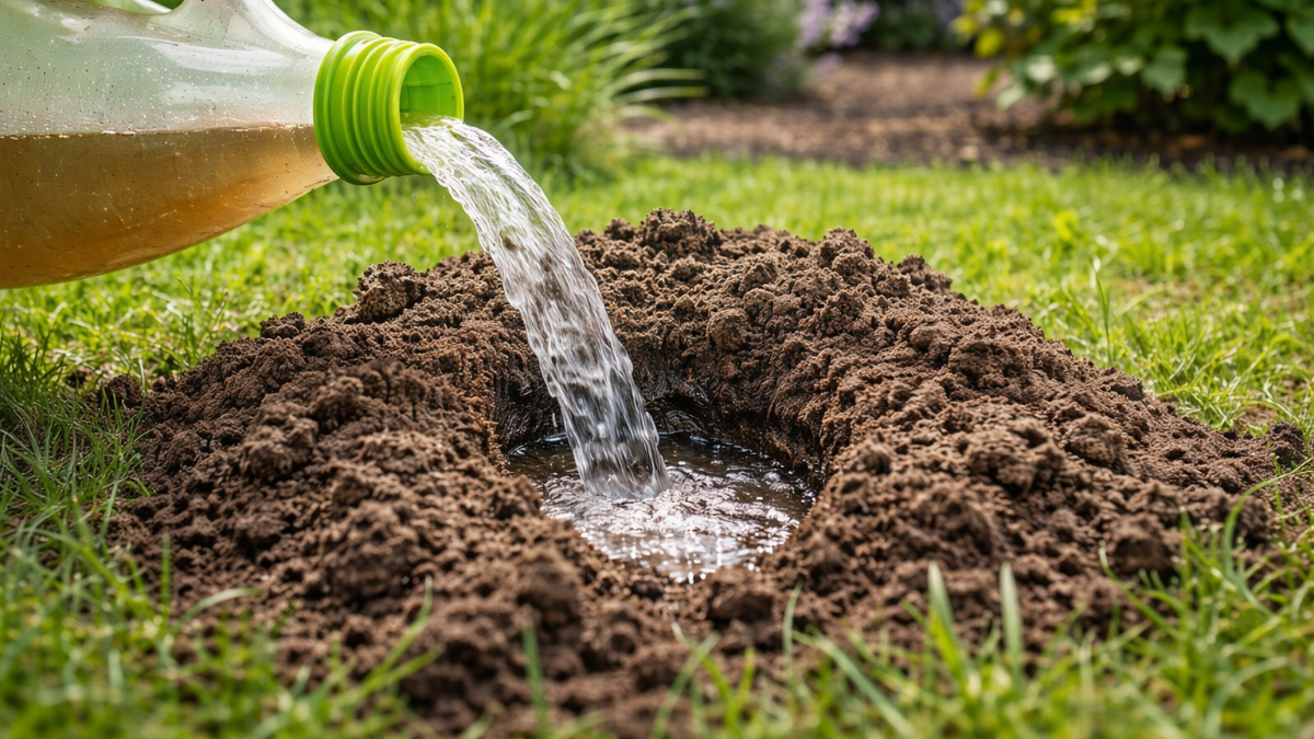 La talpa sta già devastando il giardino nonostante la primavera fresca: versate questo nel suo cumulo e se ne andrà