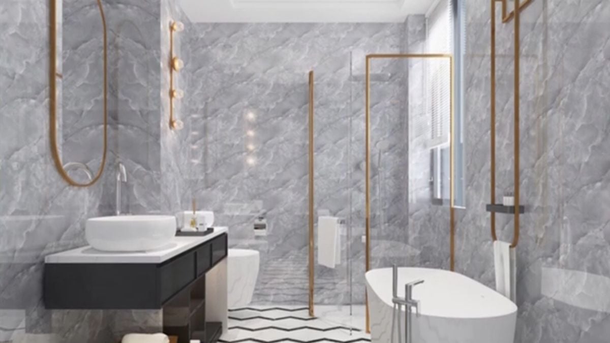 Né tenda, né box doccia scorrevole: la soluzione pratica e facile da installare perfetta per le docce dei bagni piccoli