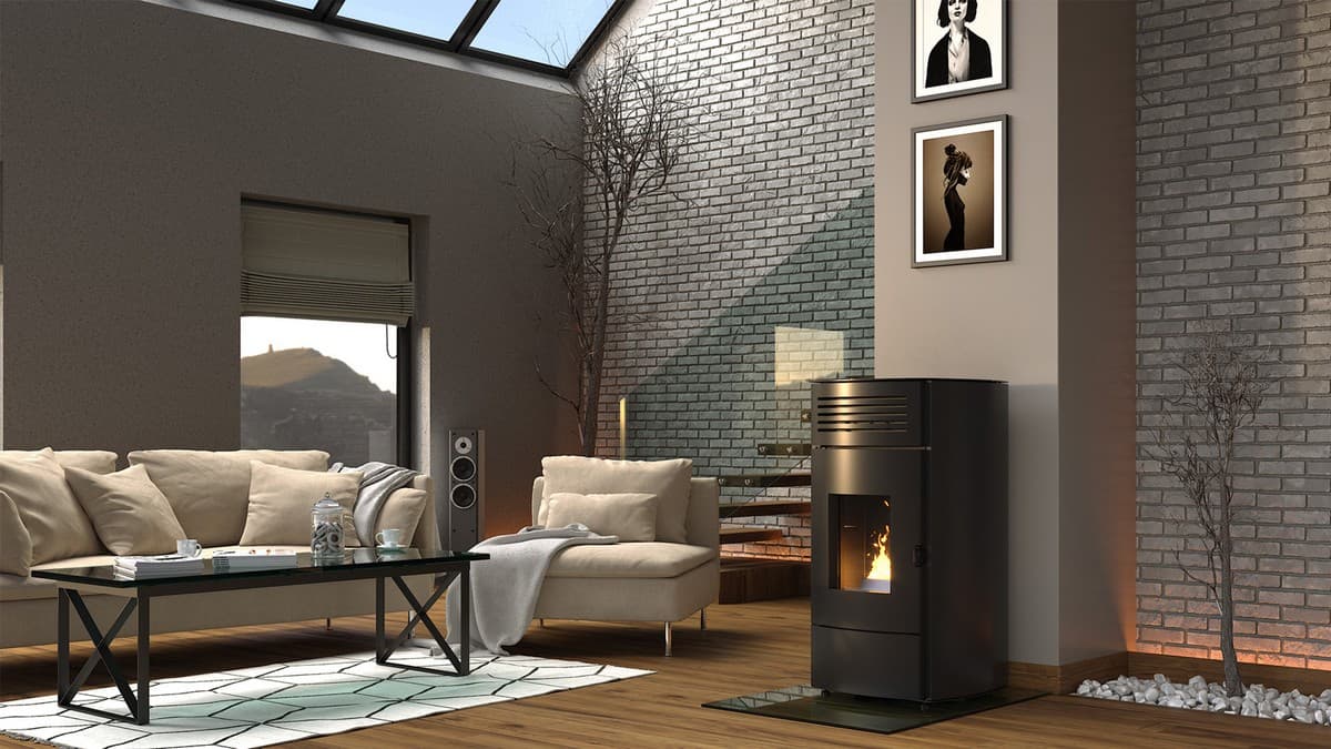 Addio alle stufe a legna e a pellet: nei negozi compaiono sempre più spesso camini elettrici verticali che riscaldano e allo stesso tempo donano stile al soggiorno