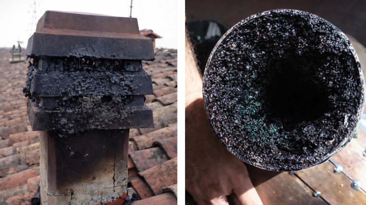 Un solo bicchiere e il camino si pulisce da solo: il metodo semplice che si usa in Italia