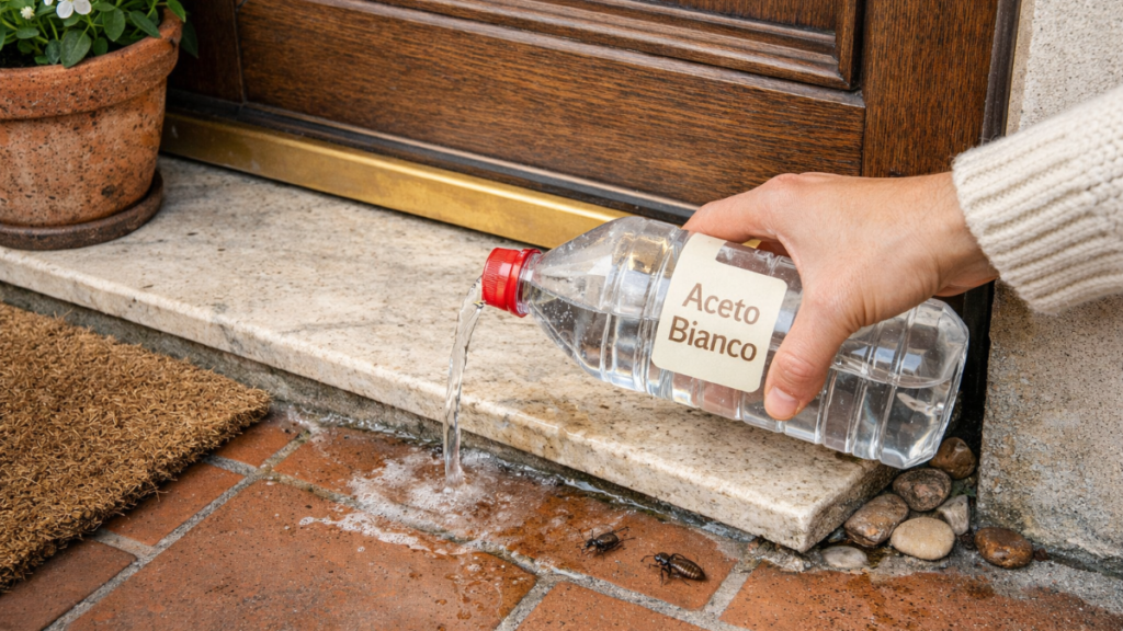 Versare l’aceto sulla porta d’ingresso: perché viene consigliato e a cosa serve